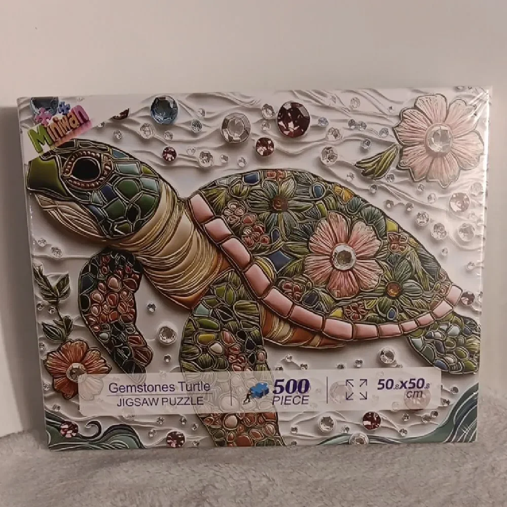 Gemstones Turtle Jigsaw Puzzle - 500 Pieces